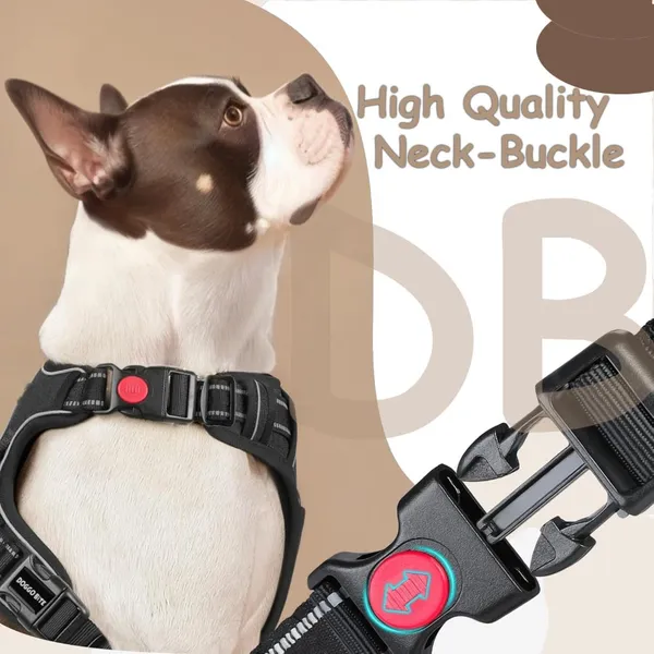 Doggo_Bite_Black_Reflective_Vest_Dog_Harness_And_Leash_Set