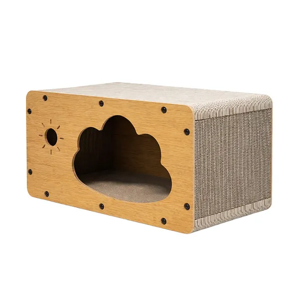 Doggo_Bite_Wooden_Cat_Scratcher_House_For_Cats_And_Kittens