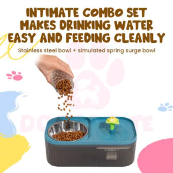 Doggo_Bite_Plastic_Cat_Feeder_With_Water_Fountain