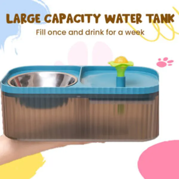 Doggo_Bite_Plastic_Cat_Feeder_With_Water_Fountain