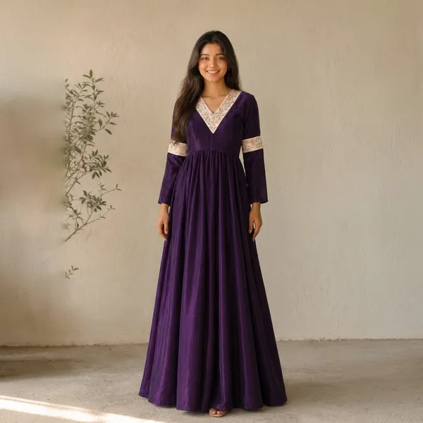 Purple_Elegant_Design_Gown_For_Women