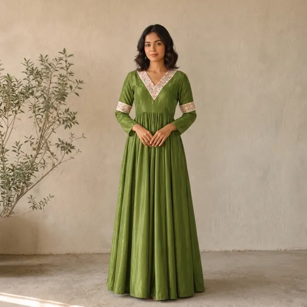 Mehendi_Elegant_Design_Gown_For_Women