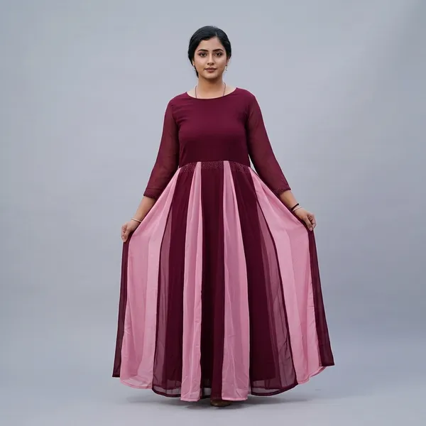 Red_And_Pink_Georgette_Anarkali_Gown_For_Women