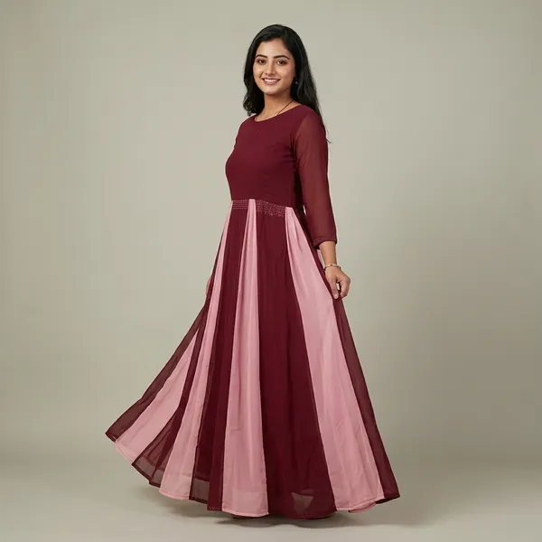 Red_And_Pink_Georgette_Anarkali_Gown_For_Women