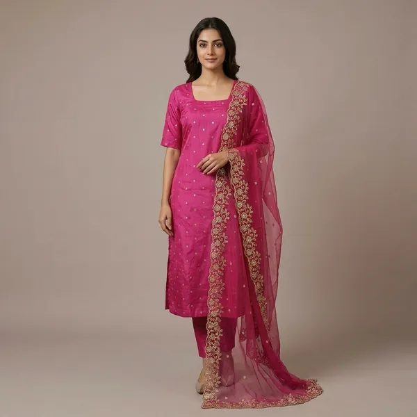 Pink_Cotton_Silk_Kurta_Set_With_Dupatta_For_Women