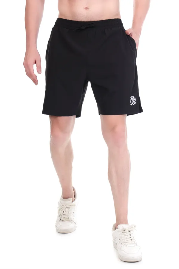 Black_Polyester_90%,_Spandex_10%_Shorts_For_Men