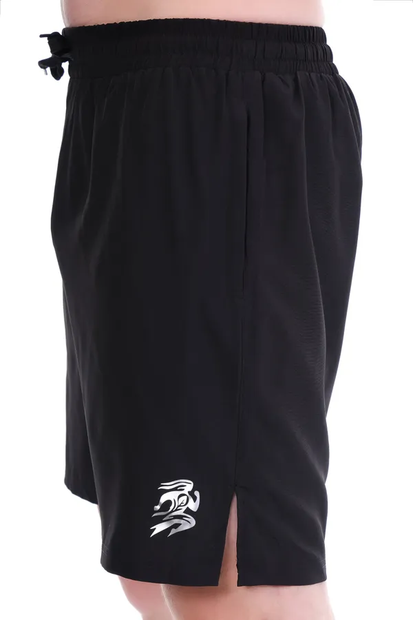 Black_Polyester_90%,_Spandex_10%_Shorts_For_Men