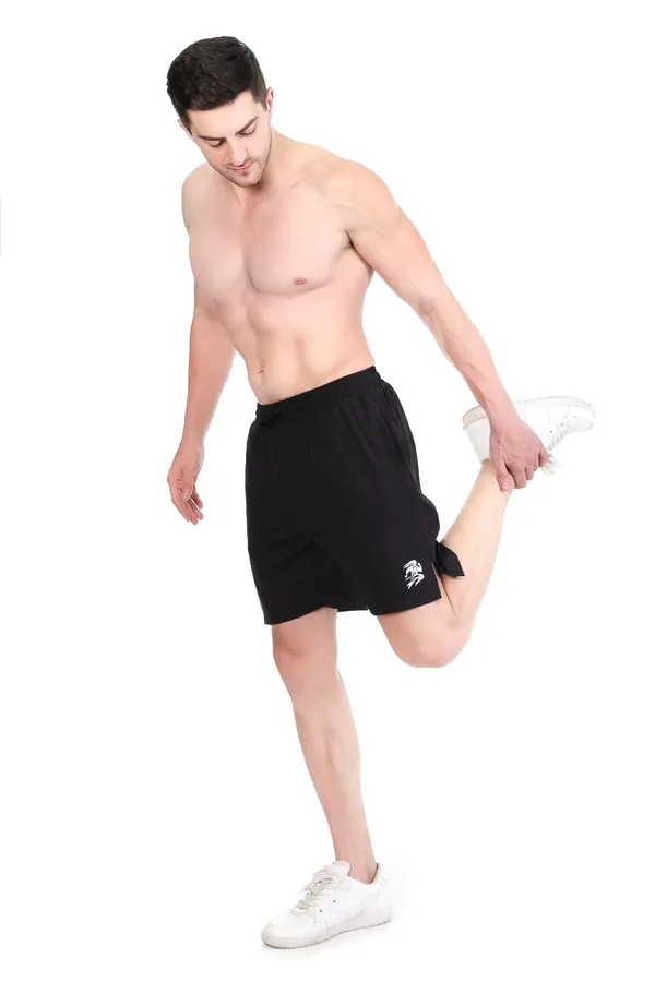 Black_Polyester_90%,_Spandex_10%_Shorts_For_Men
