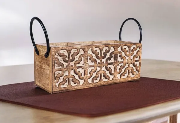 Wood_Iron_Modern_3_Compartment_Cutlery_Holder