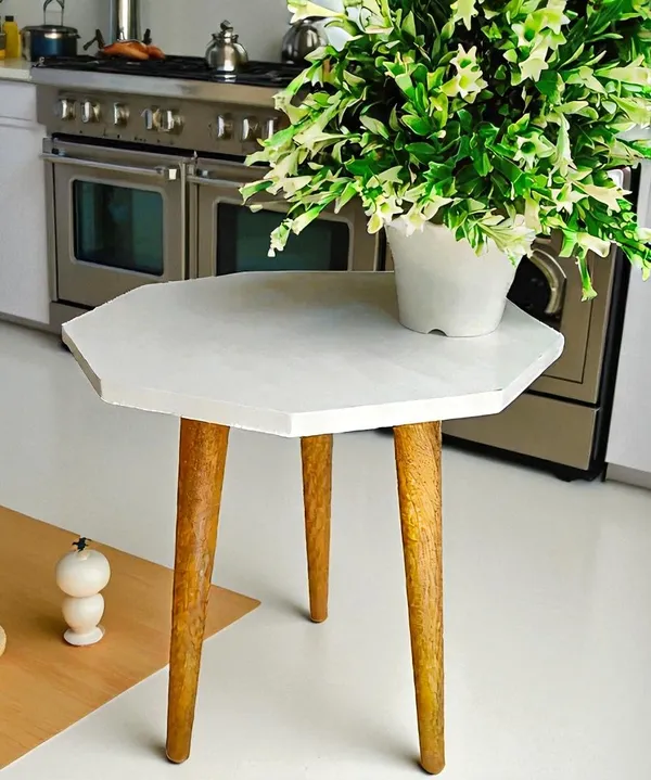 Mango_Wood_Mdf_Modern_Hexagonal_Side_Table
