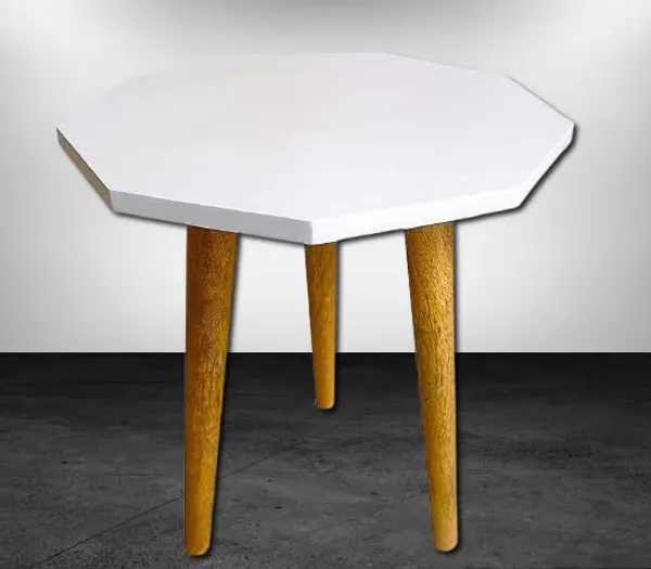 Mango_Wood_Mdf_Modern_Hexagonal_Side_Table