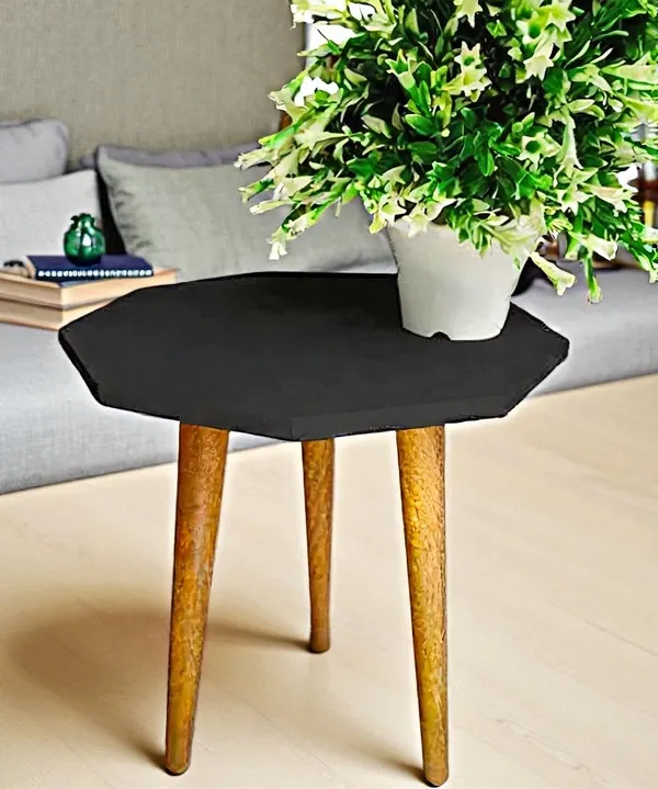 Wood_Mdf_Geometric_Hexagonal_Side_Table