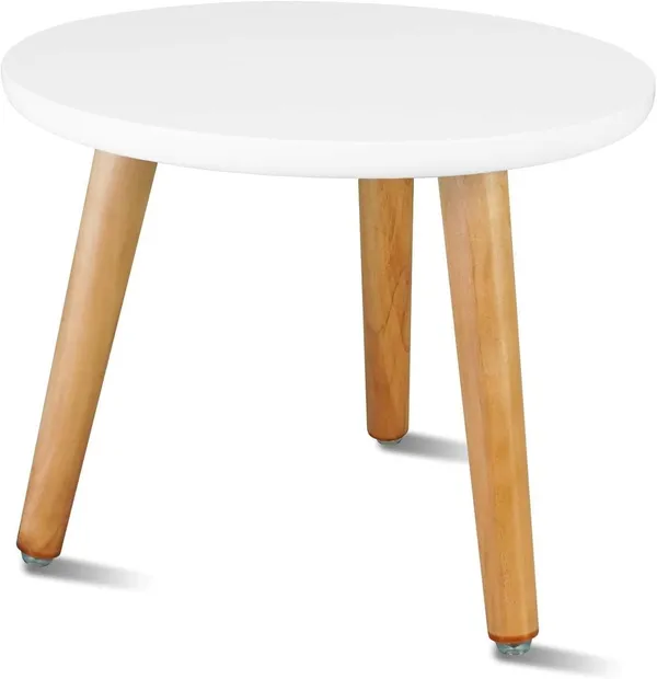 Wood_And_Mdf_Minimalist_Round_Side_Table_White
