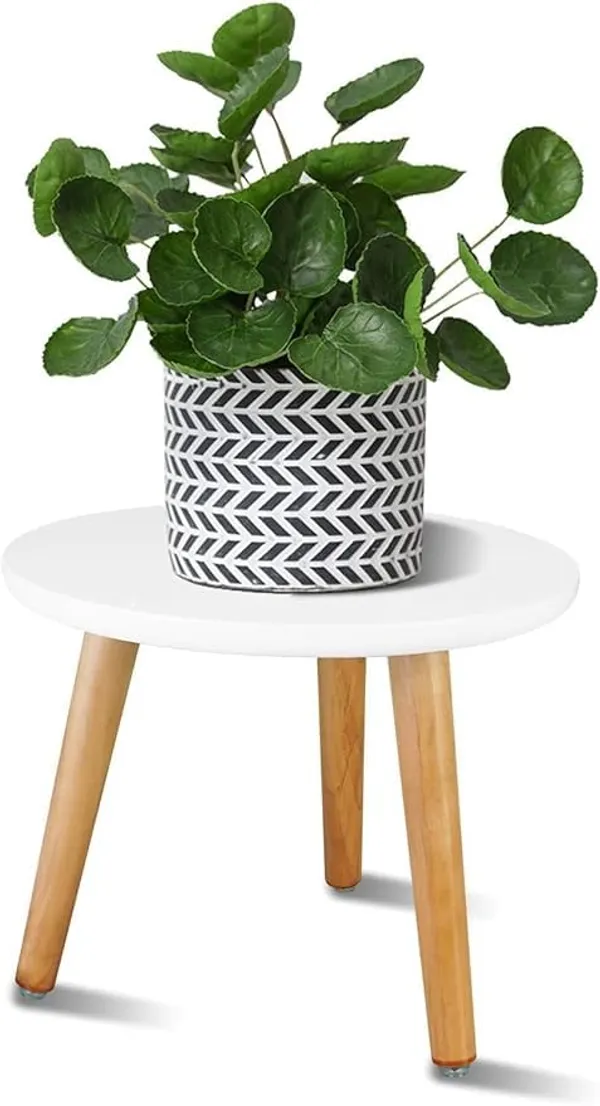 Wood_And_Mdf_Minimalist_Round_Side_Table_White