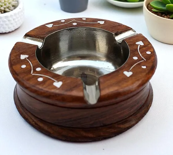Wood_Stainless_Steel_Natural_Ashtray
