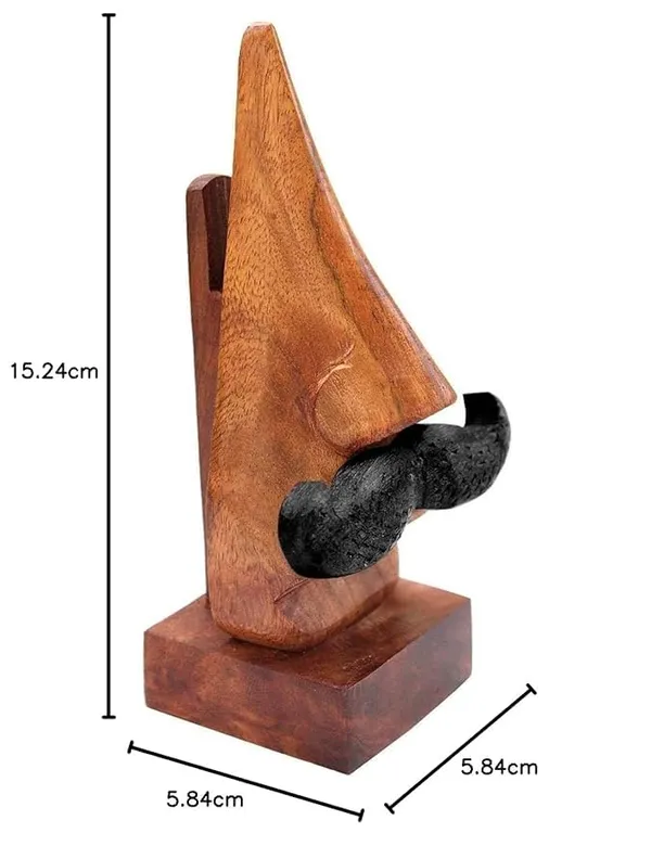 Wood_Natural_Nose_Shaped_Spectacle_Holder_Stand