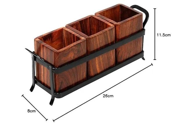 Rosewood_And_Iron_Natural_Cutlery_Holder_Stand