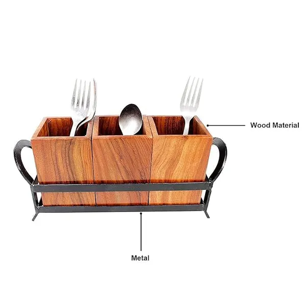 Rosewood_And_Iron_Natural_Cutlery_Holder_Stand