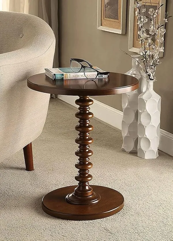 Mango_Wood_And_Mdf_Modern_Round_End_Table