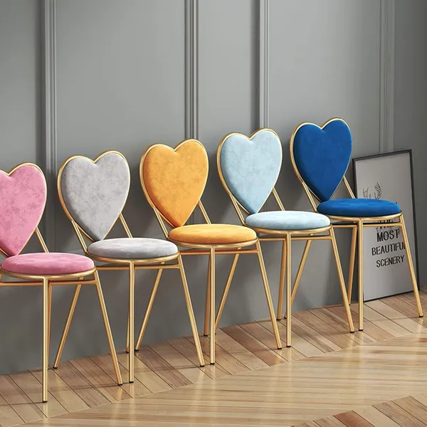 Velvet_Metal_Pink_Heart_Shape_Accent_Chair_Gold_Legs