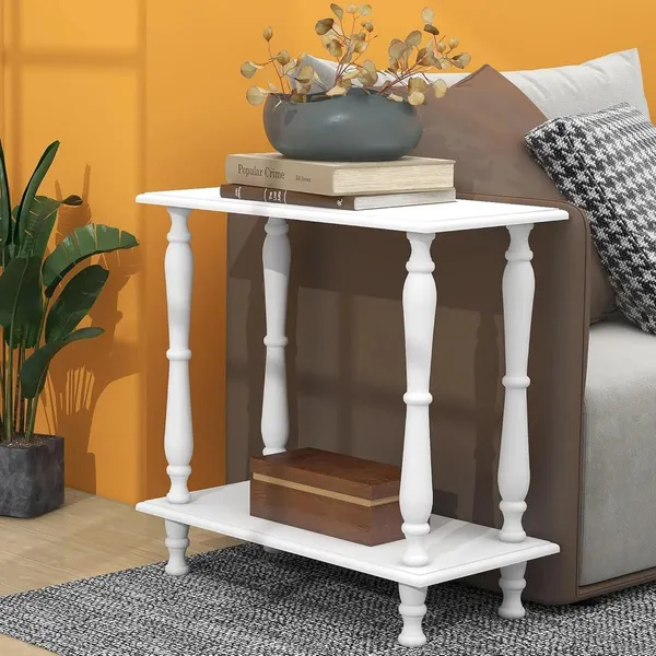 Mango_Wood_And_Mdf_Modern_White_Foldable_Coffee_Table