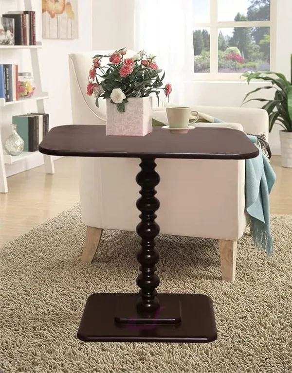 Wood_And_Mdf_Modern_Brown_Single_Pillar_Coffee_Table