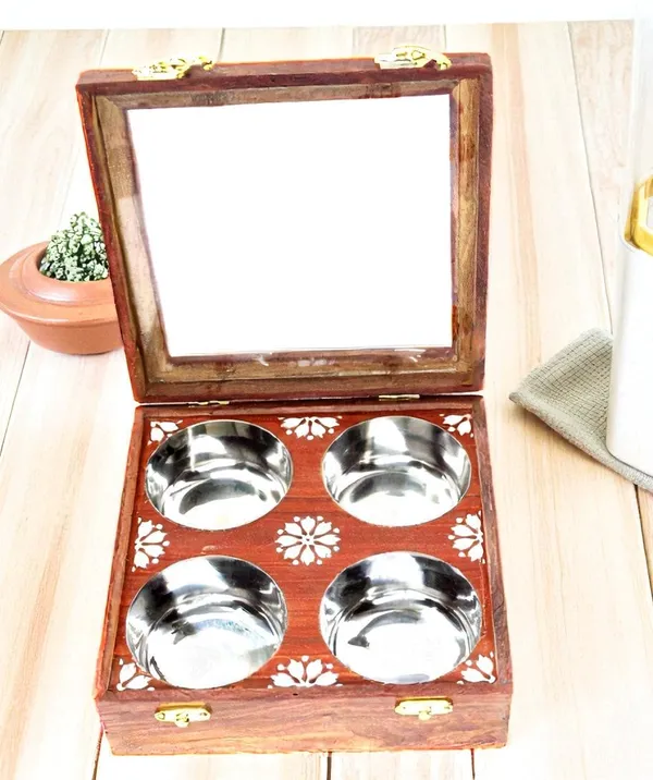 Wood_And_Steel_Natural_Brown_Spice_Box_With_4_Steel_Containers