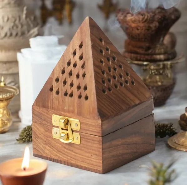 Wood_Decorative_Pyramid_Incense_Holder_-_Pack_Of_2