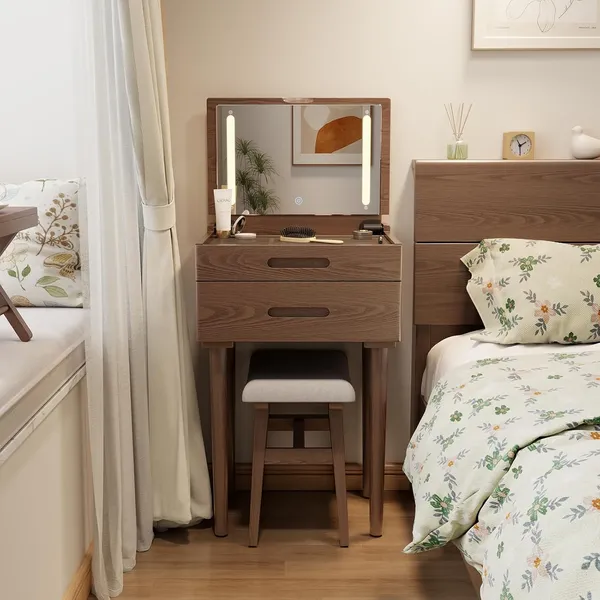 Wood_And_Cushion_White_Padded_Seat_Wooden_Stool