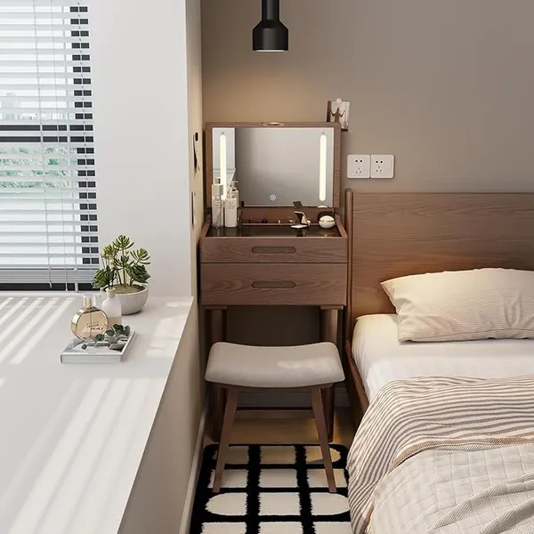 Wood_And_Cushion_White_Padded_Seat_Wooden_Stool