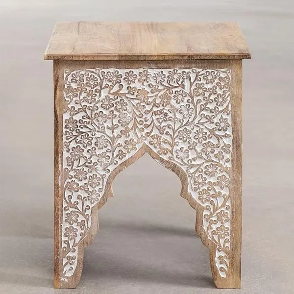 Wood_Modern_Natural_White_Bedside_Stool