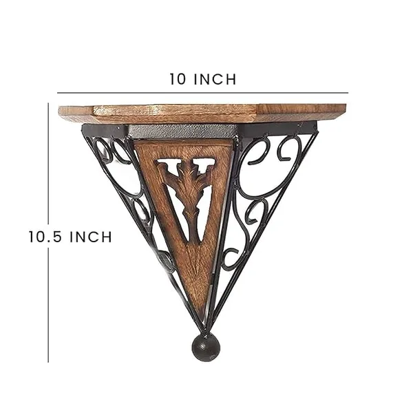 Wood_And_Iron_Modern_V-Shape_Decorative_Wall_Shelf_Bracket
