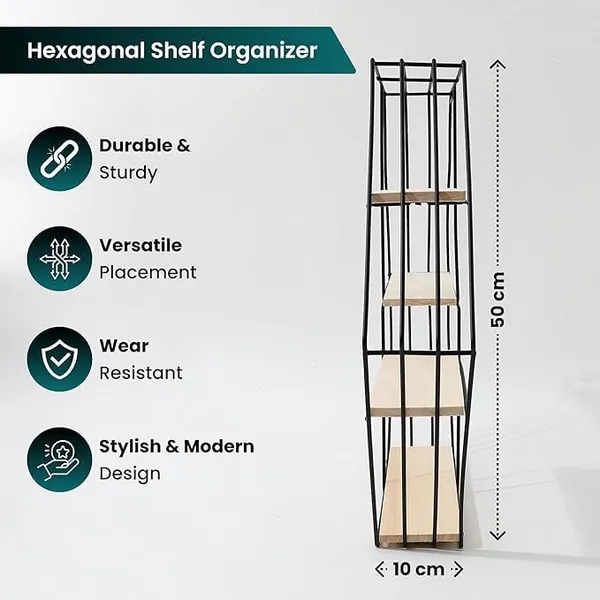 Wood_And_Iron_Industrial_Black_Hexagon_Wall_Shelf
