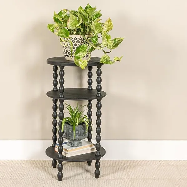 Mango_Wood_Modern_Three_Tier_Round_Side_Table