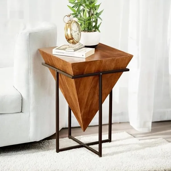 Wood_Iron_Modern_Brown_Side_Table