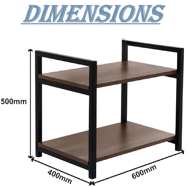Wood_Iron_Rustic_Brown_Black_Bookcase_With_Shelves
