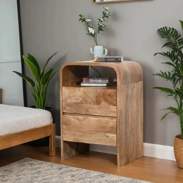 Wood_Natural_Nightstand_With_Drawers_And_Shelf