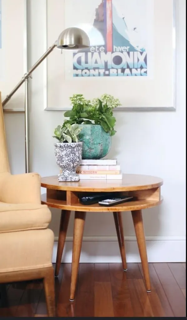 Mango_Wood_Mid_Century_Round_Side_Table