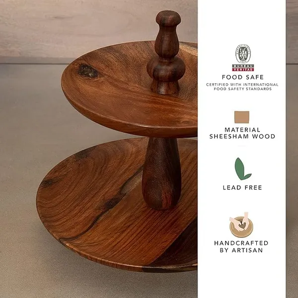 Mango_Wood_Brown_Two_Tier_Cake_Stand