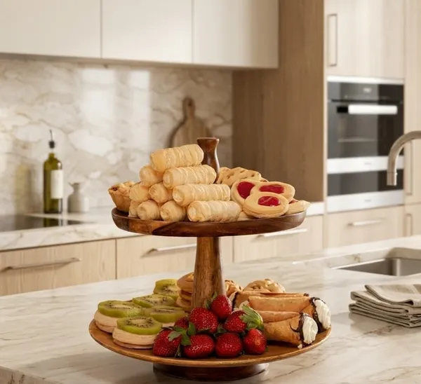 Mango_Wood_Brown_Two_Tier_Cake_Stand