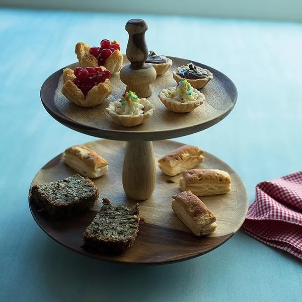 Mango_Wood_Brown_Two_Tier_Cake_Stand