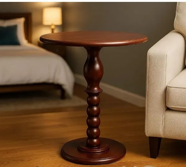 Mango_Wood_Mdf_Dark_Brown_Round_Coffee_Table