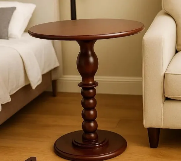 Mango_Wood_Mdf_Dark_Brown_Round_Coffee_Table
