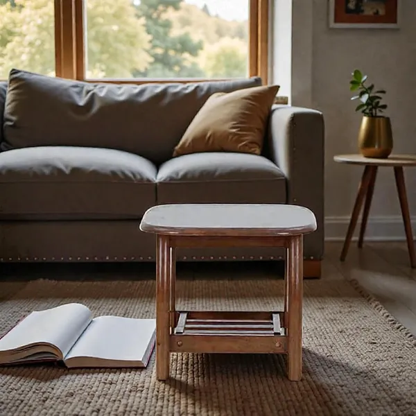Wood_Rustic_Square_Stool