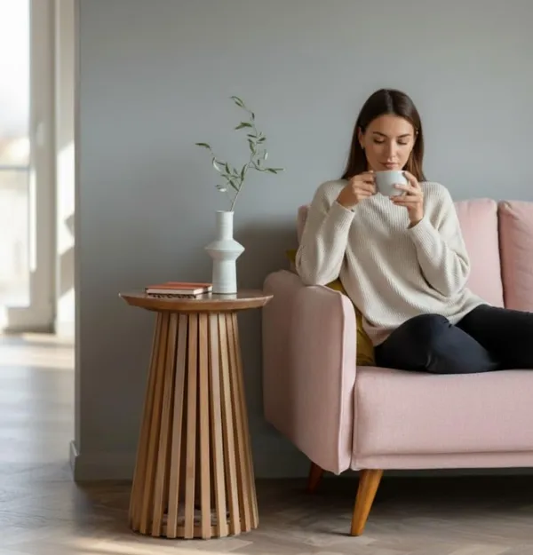 Mango_Wood_Brown_Round_Side_Table