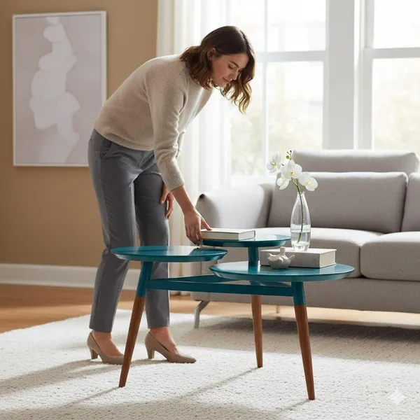 Wood_And_Mdf_Mid_Century_Foldable_Round_Side_Table