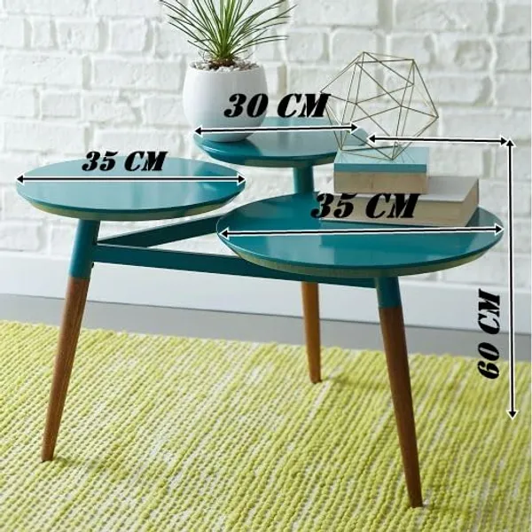 Wood_And_Mdf_Mid_Century_Foldable_Round_Side_Table
