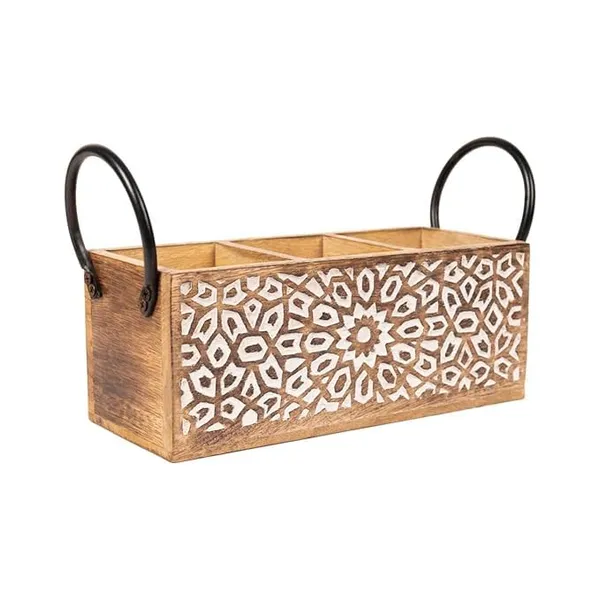 Iron_And_Wood_Natural_Multi-Compartment_Cutlery_Holder