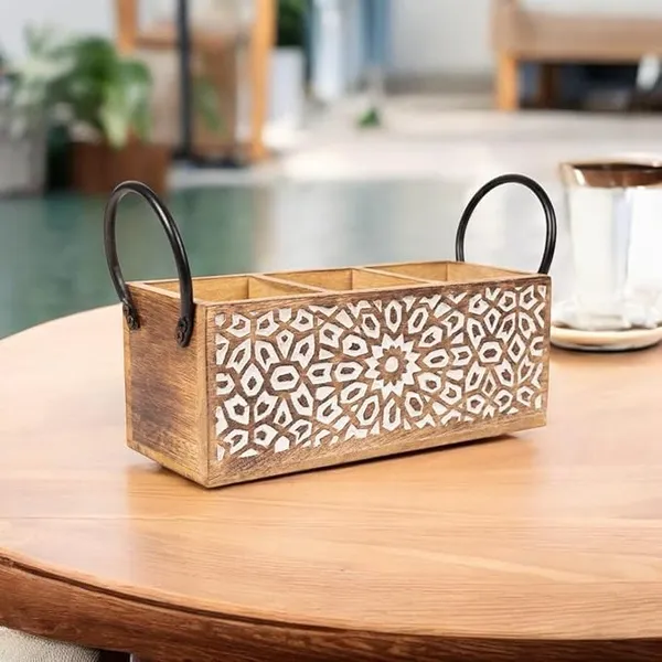 Iron_And_Wood_Natural_Multi-Compartment_Cutlery_Holder