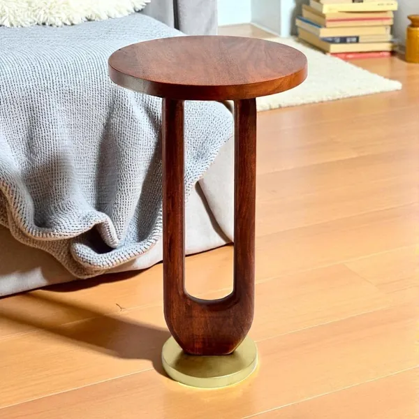 Sheesham_Wood_Modern_Round_Coffee_Table_With_Metal_Base